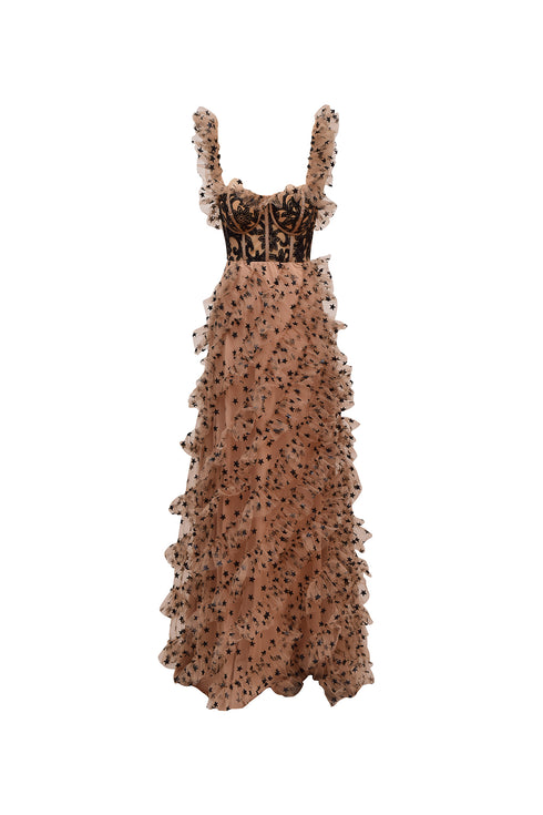BRA FORM FLOUNCE DRESS - Barrus London